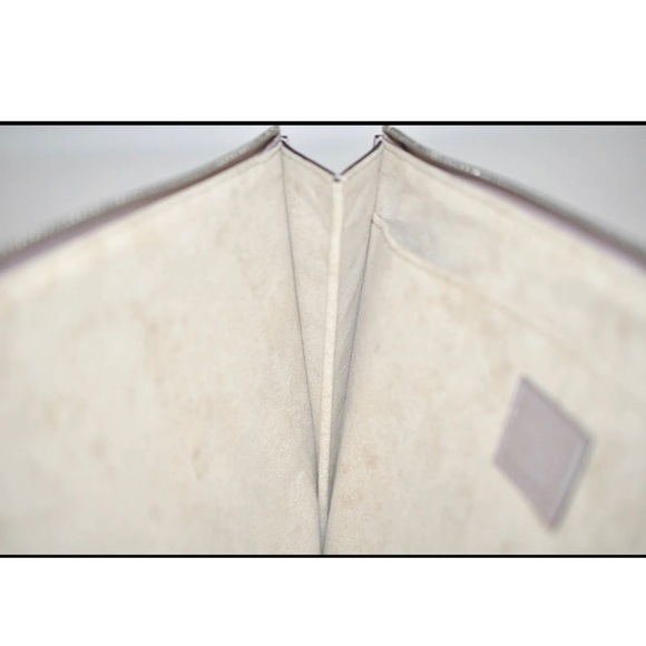 SOLD Authentic Louis Vuitton Taurillon Pochette Jules Clutch Bag Gray/Taupe - Picture 8 of 11